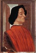 Sandro Botticelli Portrat of Giuliano de-Medici oil painting artist